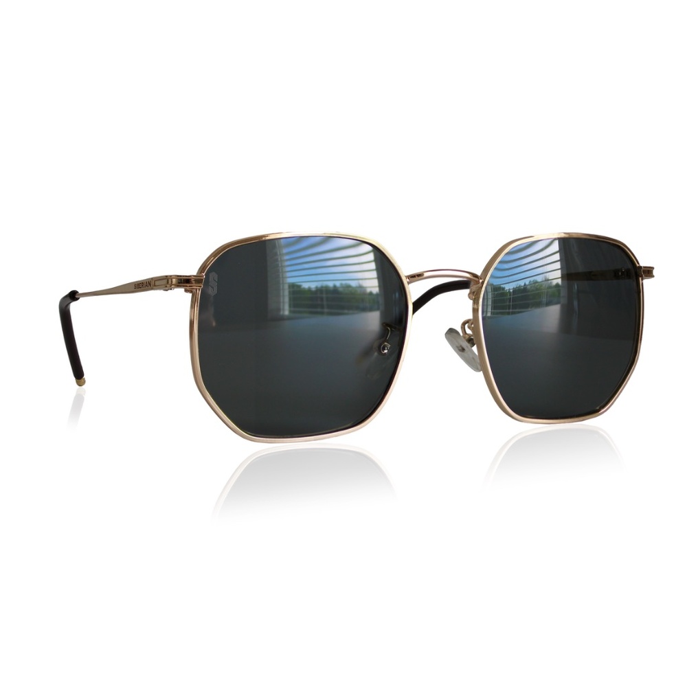 🇺🇸BLACK Hexagonal Sunglasses - Picture 12 of 13